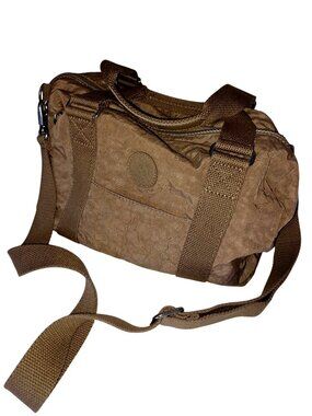 Kipling Small Small Duffle Style Handbag Multiple Compartment Adjustable Purse